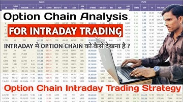 Option Chain Analysis For Intraday Trading