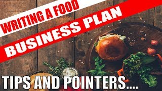 Writing a business plan for food small business Examples of what to write