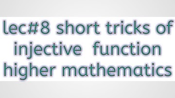 Lec#8 short trick to find number of injective function between two finite sets