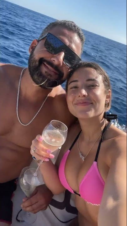 Porn Couple  in private boat🔥#shorts