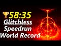 Elden Ring Any% Glitchless Speedrun in 58:35