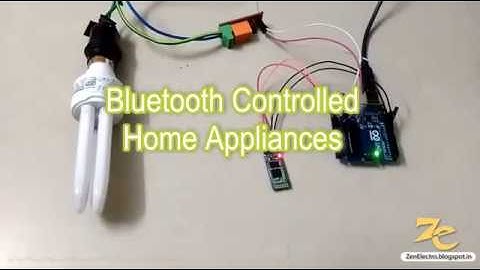 Bluetooth Controlled Home Appliances