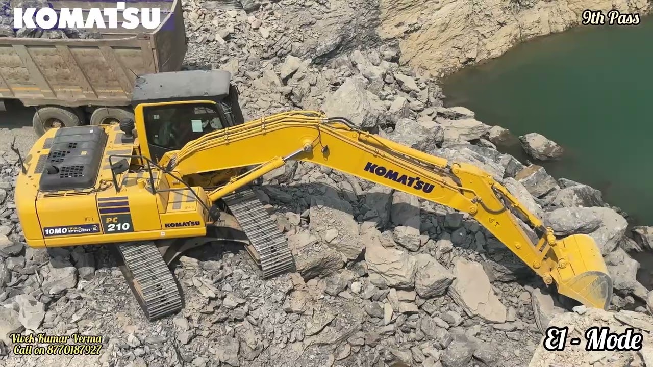 Komatsu PC210 || Big engine less stress, more power reserve & better productivity.