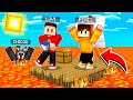 ESTAMOS PRESOS NO MEIO DA LAVA NO MINECRAFT!