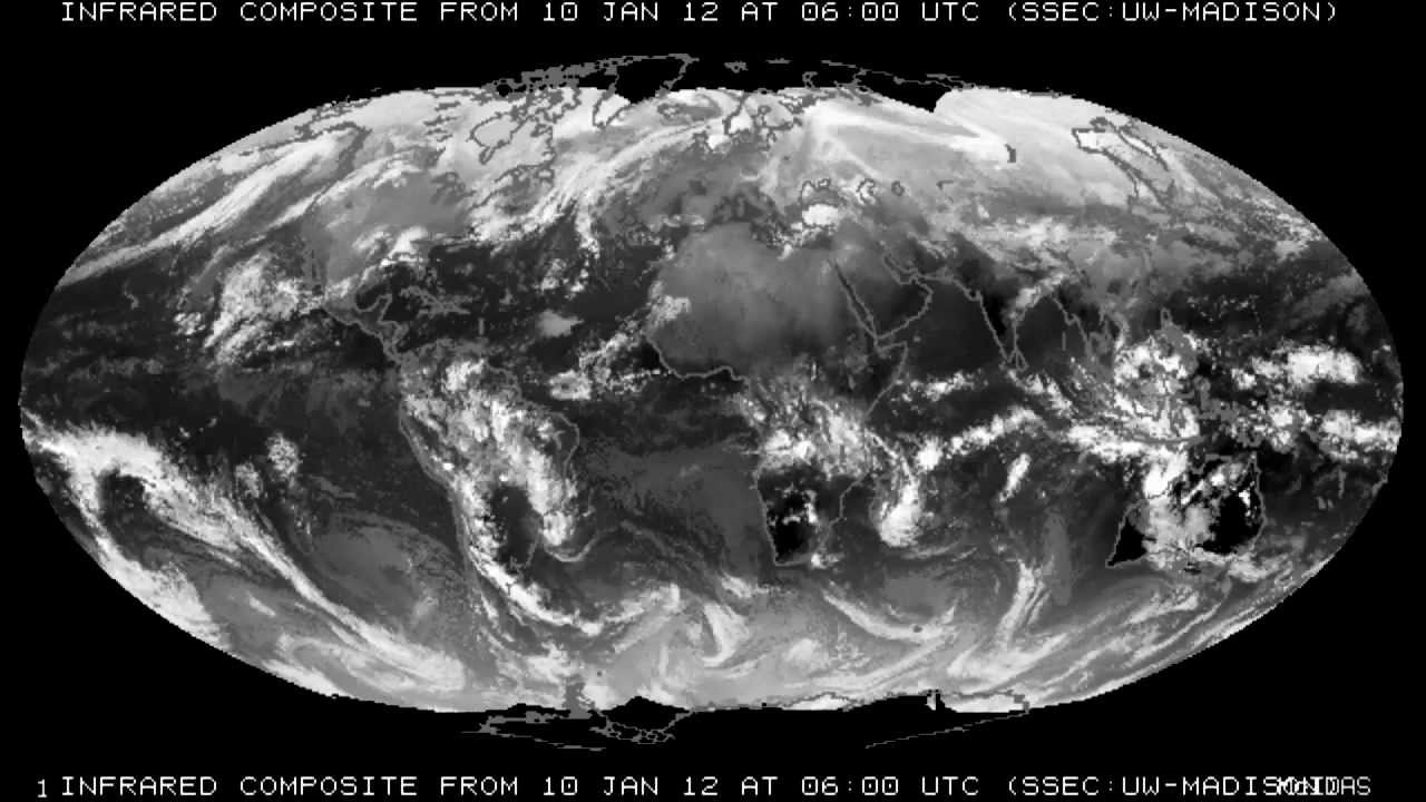 JANUARY 1-15, 2012: GLOBAL WEATHER PATTERNS - INFRARED (SSEC-UW-MADISON)
