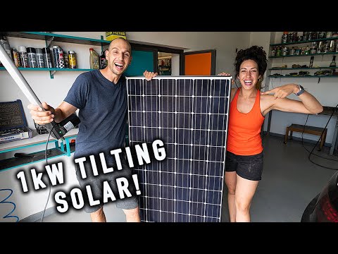 Inventing Motorized Solar Lift for DREAM DIY Van Build! Ep.16