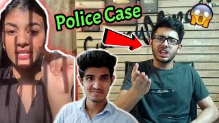 Tiktok girl angry on carryminati || police case ? vs tik tok