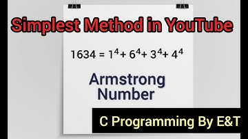 Write a Program to Check Armstrong Number in C Programming