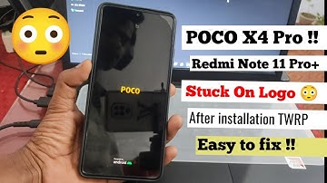 POCO X4 Pro & Redmi Note 11 Pro+ | AOSP Base Rom Stuck on Logo after booting TWRP | Easy to fix |