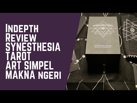 [INDEPTH REVIEW] Synesthesia Tarot by Jana Walker, Art Simpel Makna Ngeri