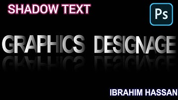 how to create Dramatic overlapping text effect with reflection in | Photoshop.