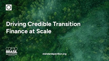 COP30 - Driving Credible Transition Finance at Scale
