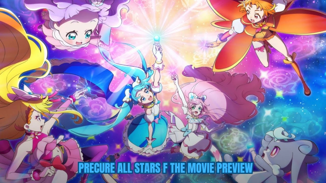 Filme em anime Precure All Stars F, que reúne 77 personagens Precures,  ganha novo trailer e pôster - Crunchyroll Notícias