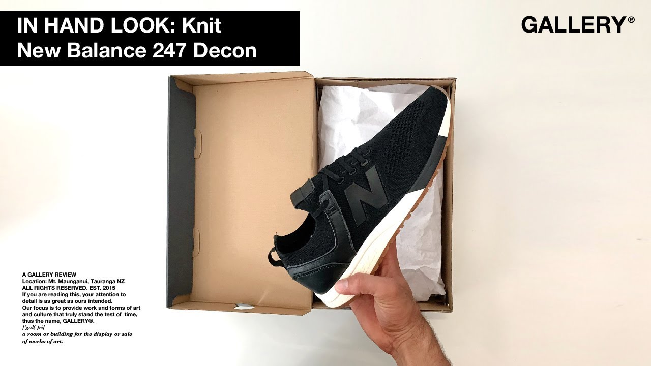 247 decon knit sneaker