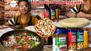 gurkirat ne banaya pizza | ਗੁਰਕੀਰਤ ਨੇ ਬਣਾਇਆ ਪੀਜ਼ਾ