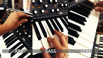 Moog Subsequent 37 - Three Layer Ambient Improvisation