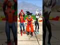 GOKU SAVES SPIDERMAN GWEN STACY FROM RED MONSTERS Shorts Spiderman Goku Gwenstacy 