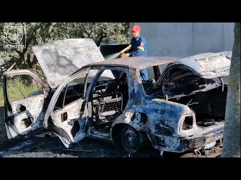 Κάηκε ολοσχερώς αυτοκίνητο ΙΧΕ στο Αμπελάκι Αμφιλοχίας