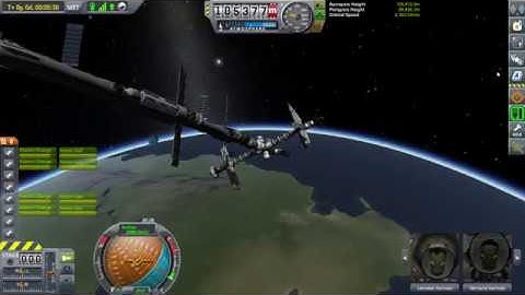 Kerbal Space Program - Functioning Artificial Gravity Arm on Static Station