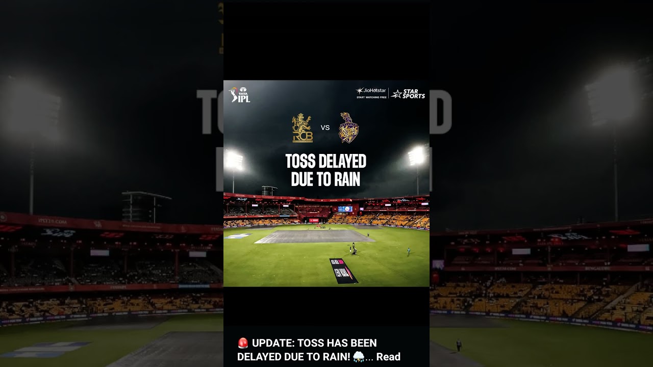 no result because due to rain