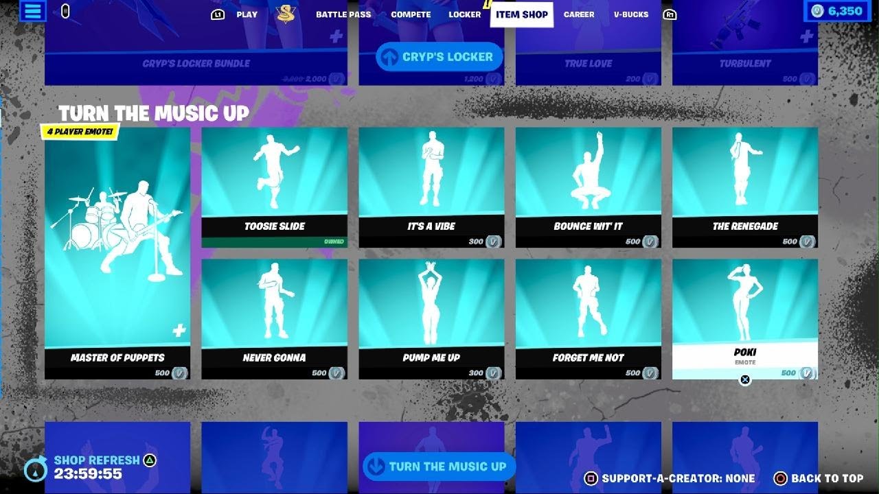 Fortnite item shop February 23 2023 Turn up the music 2.0
