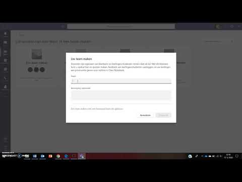Microsoft Team: zelf een groep aanmaken