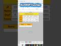 HLOOKUP🤔#exceltricks #office365 #excel365 #ai #ytshorts #yt #excel #aiinexcel #trending #exceltricks