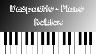 Roblox Piano Sheets Easy Despacito Get Million Robux - despacito roblox piano easy