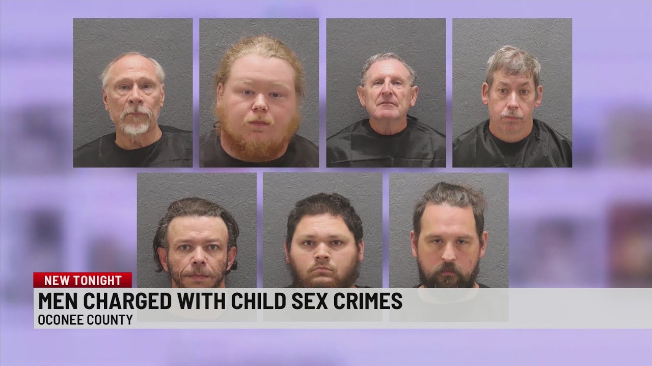 7 Upstate men arrested for child sex crimes - YouTube