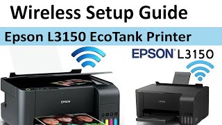 Epson Eco Tank L3150 Wireless Setup and Network Settings Tutorial screenshot 3