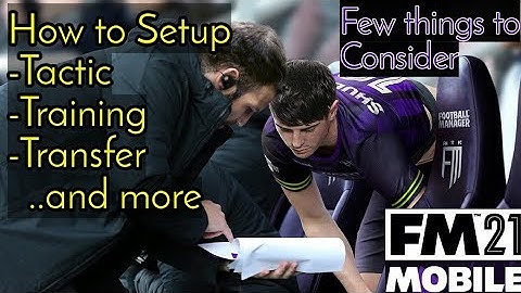 How to Setup Your Save | Easy Guide for Football Manager 2021 Mobile