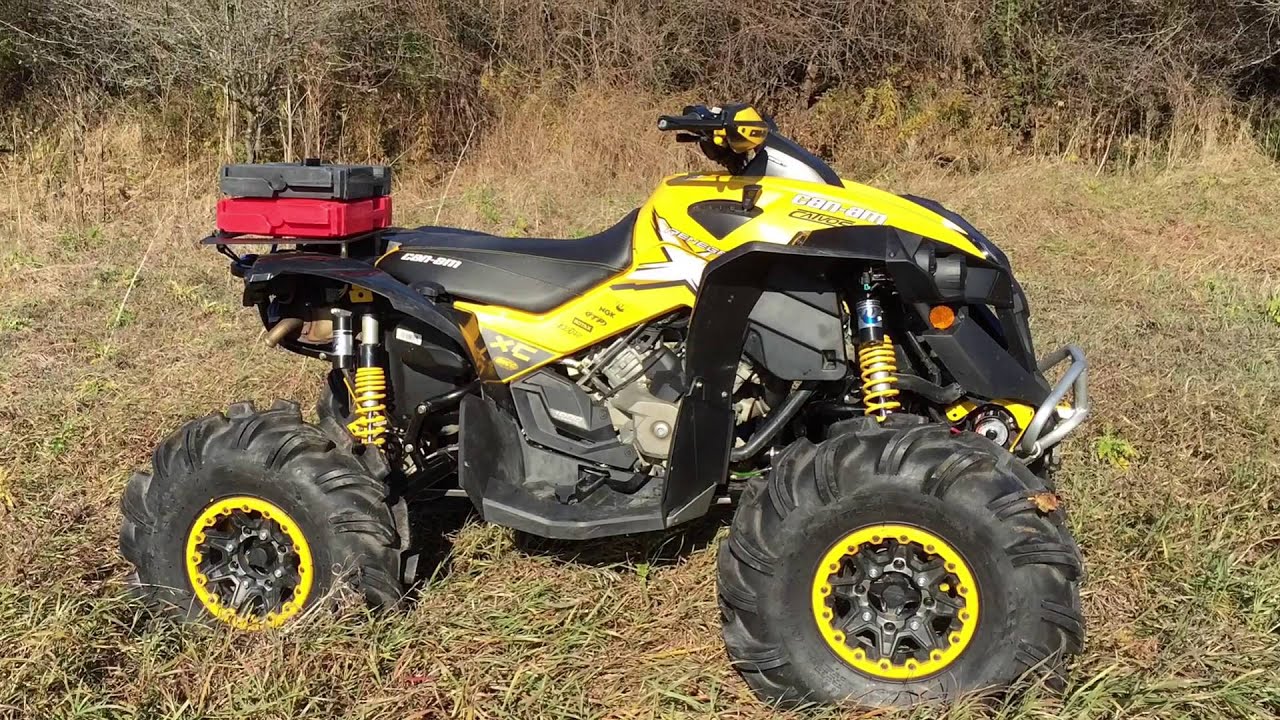 Can am Renegade Catvos lift build - YouTube