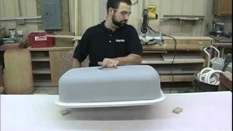 How to install Edge Sink in Solid Surface | Karran Sink | Karran USA