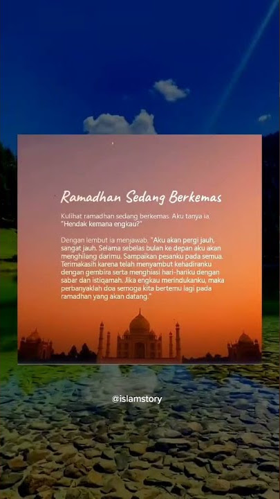 Story Wa Sedih... Ramadhan Akan Pergi...!!😥😥😥 #SHORTS #ISLAMI #KONTENDAKWAH #RAMADHAN
