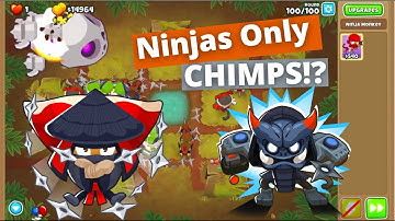 Can I Beat CHIMPS With ONLY Ninjas?
