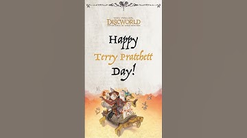 Happy Terry Pratchett Day from Andrew and Bryce! 🐢 #discworld #terrypratchett