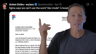 Figma demands that Lovable not enter "Dev Mode"... are they right?