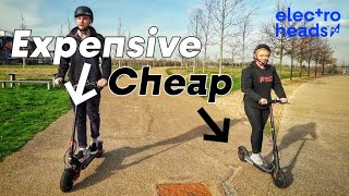 £300 e-scooter vs £1,700 e-scooter: How big is the difference??