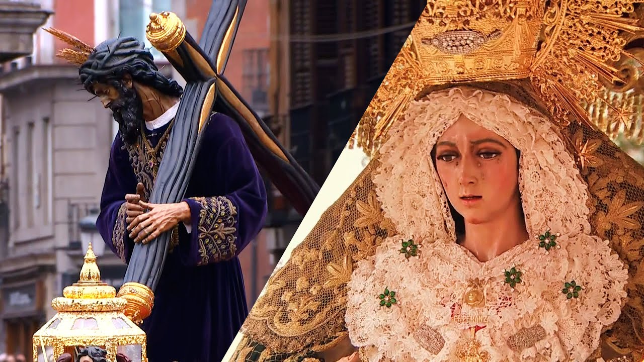 Procesión de Jesús del Gran Poder y la Esperanza Macarena en la Semana Santa de Madrid 2025