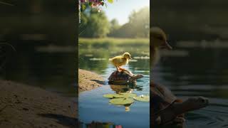 Tortoise Ferry Duckling's Safe Ride Home 🐢🐥 거북이 페리 아기 오리의 안전한 물 건너기 🛶✨