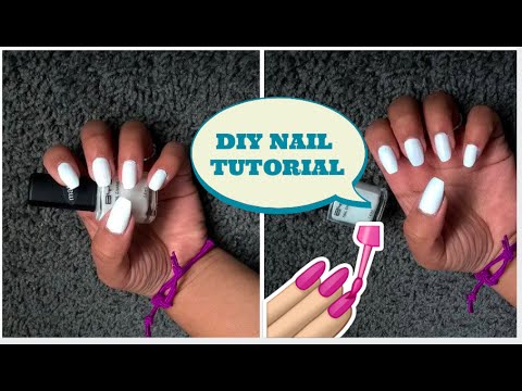 DIY Non-Acrylic Nail Tutorial (under $10) ♡♡ - YouTube