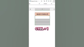 Cách nhập phân số trong excel 🥰🥰🥰