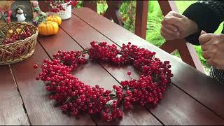 видео: Декоративные Веночки из природных материалов.Интересные идеи. картинка: Декоративные Веночки из природных материалов.Интересные идеи.