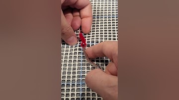 How to Latchhook, my preferred method