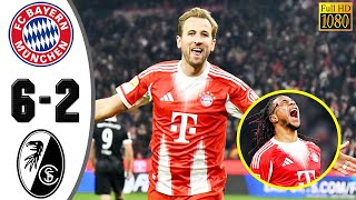 Bayern Munich vs Freiburg 6-2 Highlights & All Goals 2025 HD