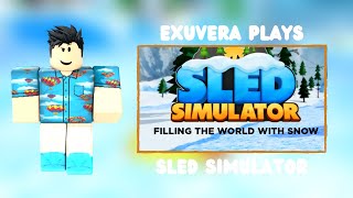 TRYING TO GET INSANE DISTANCE | Sled Simulator