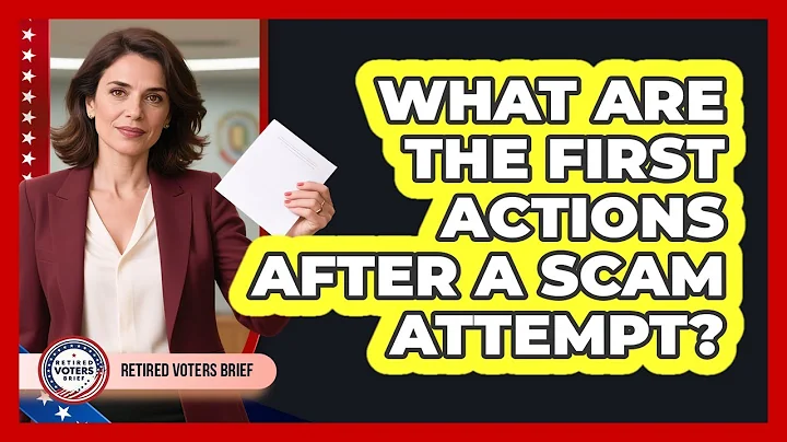 What Are The First Actions After A Scam Attempt?