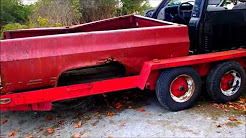 Trailer axle, trailer parts, and a boat