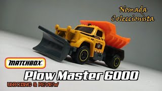 Plow Master 6000 (camión de volteo quitanieve) | Matchbox | Unboxing & Review..