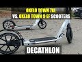 OXELO Town 7XL vs  OXELO Town 9EF  scooters - DECATHLON